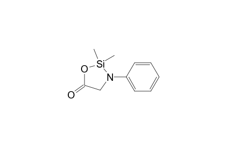 2,2-Dimethyl-3-phenyl-1,3,2-oxazasilolidin-5-one