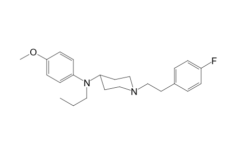 1-[2-(4-fluorophenyl)ethyl]-N-4-methoxyphenyl-N-propylpiperidin-4-amine