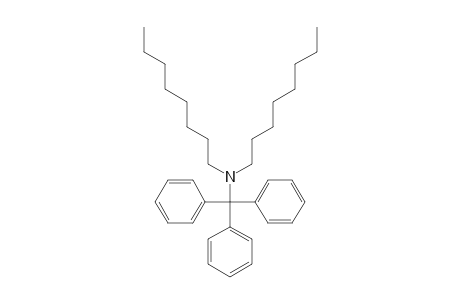 dioctyl(trityl)amine