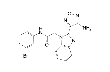 2-[2-(4-amino-1,2,5-oxadiazol-3-yl)-1H-benzimidazol-1-yl]-N-(3-bromophenyl)acetamide