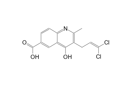 6-quinolinecarboxylic acid, 3-(3,3-dichloro-2-propenyl)-4-hydroxy-2-methyl-