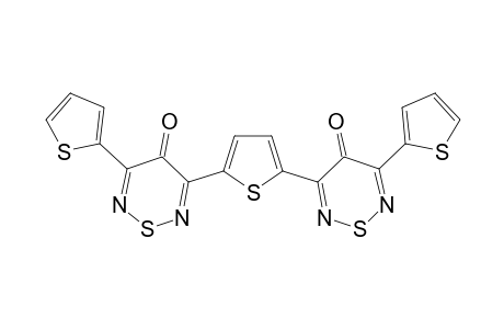 5,5'-(Thiophene-2,5-diyl)bis[3-(thien-2-yl)-4H-1,2,6-thiadiazin-4-one]