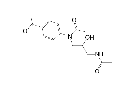 N-[2-hydroxy-3-(4,N-diacetylaniino)poropyl]acetamide