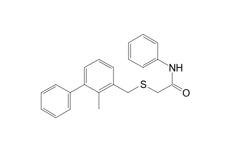 2-(2-Methyl-biphenyl-3-ylmethylsulfanyl)-N-phenyl-acetamide