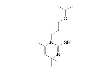 1,4-dihydro-1-(3-isopropoxypropyl)-4,4,6-trimethyl-2-pyrimidinethiol