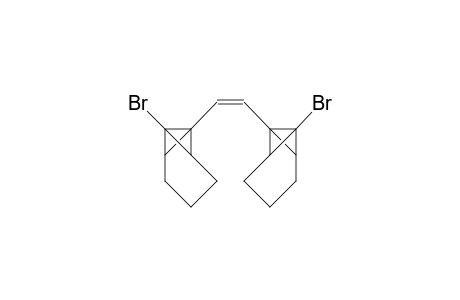 cis-1,2-Bis(6-bromo-tricyclo(5.1.0.0/5,7/)heptan-7-yl)-ethylene