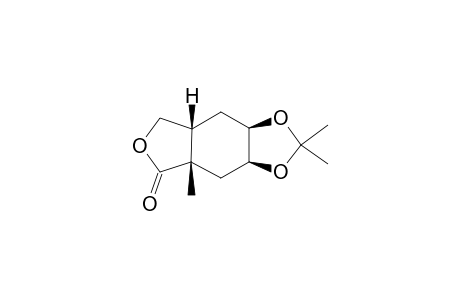 2,2,4A-TRIMETHYL-1,3-DIOXOLO-[4,5-F]-PERHYDROISOBENZOFURAN-5-ON