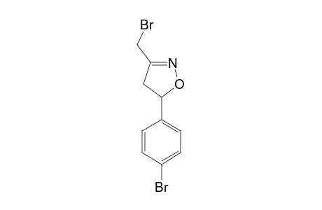 3-(BROMOMETHYL)-5-(4-BROMOPHENYL)-4,5-DIHYDRO-ISOXAZOLE