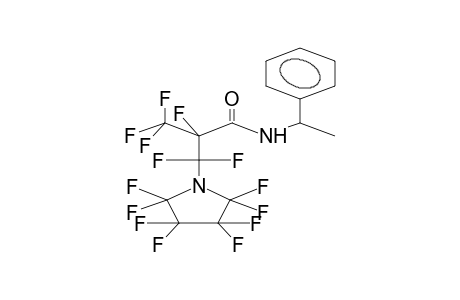 (+,-)-PERFLUORO(2-PYRROLIDINO-ISO-BUTYRIC ACID), 1-PHENYLETHYLAMIDE