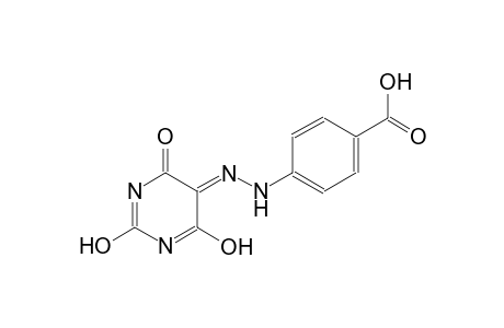 4-[(2E)-2-(2,4-dihydroxy-6-oxo-5(6H)-pyrimidinylidene)hydrazino]benzoic acid