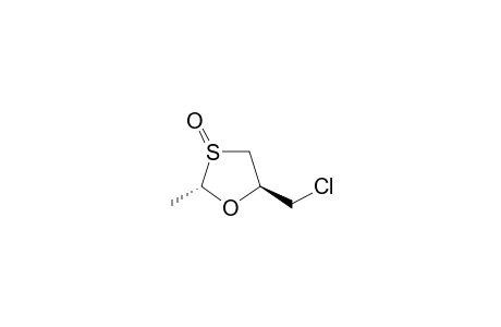 (2S,5S)-5-(chloromethyl)-2-methyl-1,3-oxathiolane 3-oxide