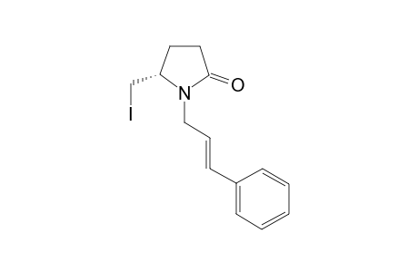 1-(3-Phenyl-2-propenyl)-5-iodomethyl-2-pyrrolidinone methanesulfonate