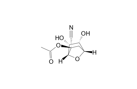 7-Oxabicyclo[2.2.1]heptane-2-carbonitrile, 2-(acetyloxy)-5,6-dihydroxy-, [1R-(exo,exo,exo)]-
