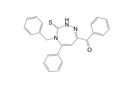 4-Benzyl-5-phenyl-3-thioxo-3,4-dihydro-2H-(1,2,4-triazepine-7-yl)phenyl methanone