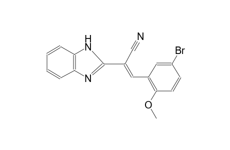 1H-benzimidazole-2-acetonitrile, alpha-[(5-bromo-2-methoxyphenyl)methylene]-