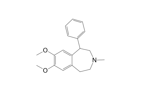 2,3,4,5-tetrahydro-7,8-dimethoxy-3-methyl-1-phenyl-1H-3-benzo[d]azepine