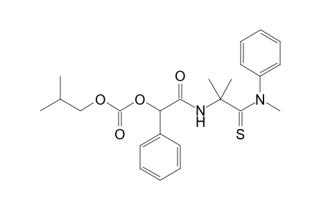 (2-{[1-Methyl-1-(N-methyl-N-phenylthiocarbamoyl)ethyl]amino}-2-oxo-1-phenylethyl)(2-methylpropyl)carbonate