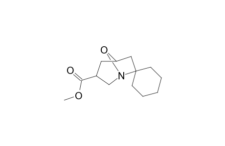 Spiro[cyclohexane-1,7'-3'-(methoxycarbonyl)-1'aza-8'-oxabicyclo[3.2.1]octane]