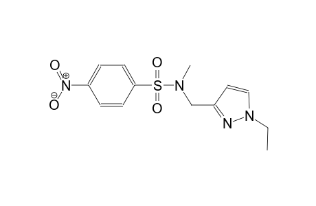 benzenesulfonamide, N-[(1-ethyl-1H-pyrazol-3-yl)methyl]-N-methyl-4-nitro-