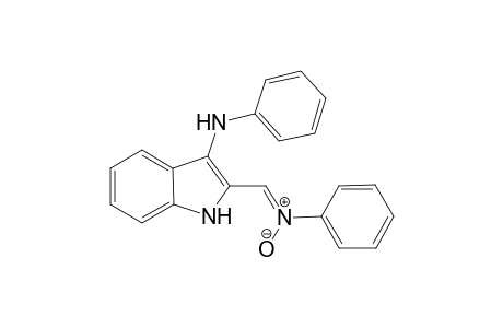 N-Phenyl-N-(3-phenylamino-1H-indol-2-ylmethylene)amine N-oxide