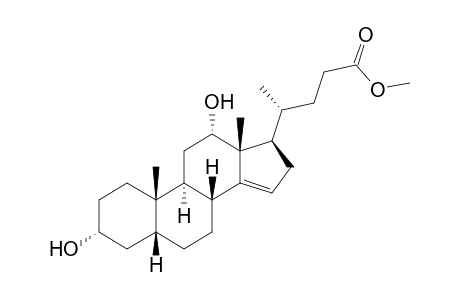 (4R)-4-[(3R,5R,8R,9S,10S,12S,13R,17R)-3,12-dihydroxy-10,13-dimethyl-2,3,4,5,6,7,8,9,11,12,16,17-dodecahydro-1H-cyclopenta[a]phenanthren-17-yl]pentanoic acid methyl ester