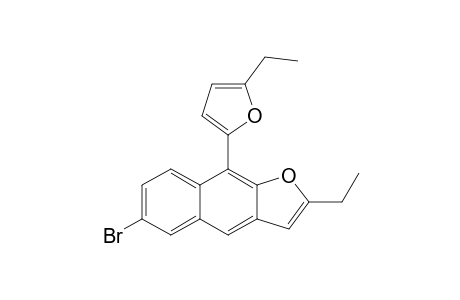 6-Bromo-2-ethyl-9-(5-ethyl-2-furyl)naphtho[2,3-b]furan