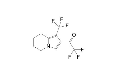 2,2,2-Trifluoro-1-[1-(trifluoromethyl)-5,6,7,8-tetrahydro-2-indolizinyl]-1-ethanone