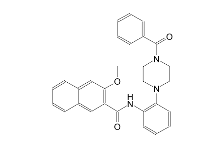 N-[2-(4-benzoyl-1-piperazinyl)phenyl]-3-methoxy-2-naphthamide