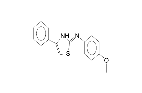 2-(4-methoxyphenyl)imino-4-phenyl-4-thiazoline