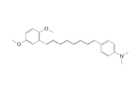 p-[8-(2,5-dimethoxyphenyl)-1,3,5,7-octatetraenyl]-N,N-dimethylaniline