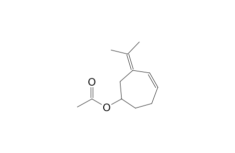 1-Isopropylidene-6-acetoxycyclohept-2-ene