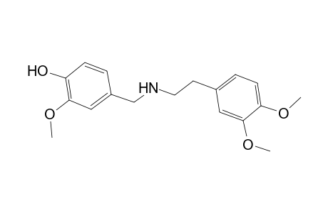 4-({[2-(3,4-dimethoxyphenyl)ethyl]amino}methyl)-2-methoxyphenol