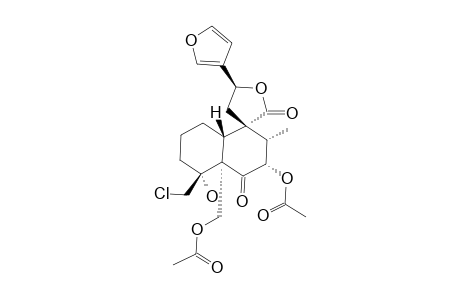 (12S)-7-ALPHA,19-DIACETOXY-18-CHLORO-15,16-EPOXY-4-ALPHA-HYDROXY-6-OXONEOClERODA-13-(16),14-DIEN-20,12-OLIDE