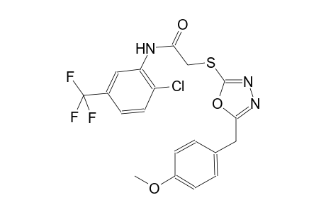 acetamide, N-[2-chloro-5-(trifluoromethyl)phenyl]-2-[[5-[(4-methoxyphenyl)methyl]-1,3,4-oxadiazol-2-yl]thio]-