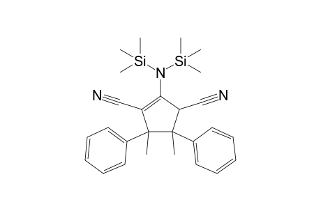 2-[Bis(trimethylsilyl)amino]-4,5-dimethyl-4,5-diphenylcyclopent-1-ene-1,3-dicarbonitrile