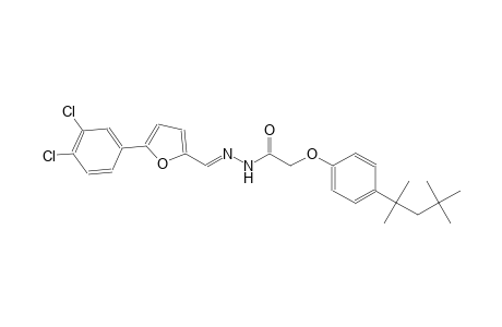 N'-{(E)-[5-(3,4-dichlorophenyl)-2-furyl]methylidene}-2-[4-(1,1,3,3-tetramethylbutyl)phenoxy]acetohydrazide