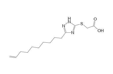 {[3-(9-decenyl)-1H-1,2,4-triazol-5-yl]sulfanyl}acetic acid