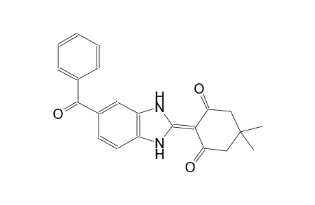 1,3-cyclohexanedione, 2-(5-benzoyl-1,3-dihydro-2H-benzimidazol-2-ylidene)-5,5-dimethyl-
