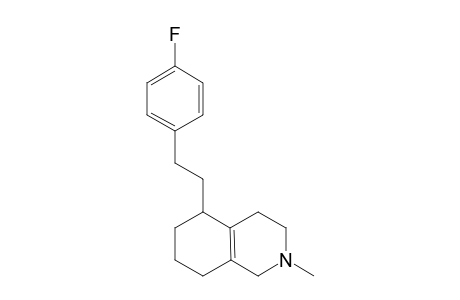 (+/-)-5-(4-FLUOROPHENETHYL)-1,2,3,4,5,6,7,8-OCTAHYDRO-ISOQUINOLINE