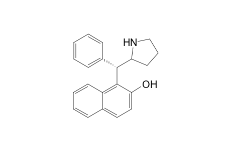(S)-1-(.alpha.-Pyrrolidinylbenzyl)-2-naphthol
