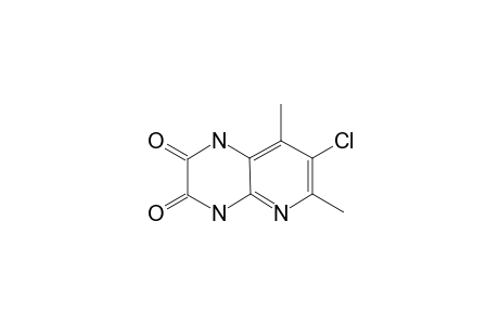 7-CHLORO-6,8-DIMETHYL-1,4-DIHYDRO-PYRIDO-[2,3-B]-PYRAZINE-2,3-DIONE