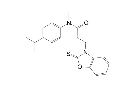 3-benzoxazolepropanamide, 2,3-dihydro-N-methyl-N-[4-(1-methylethyl)phenyl]-2-thioxo-