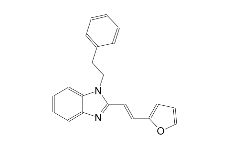 2-[(E)-2-(2-furyl)ethenyl]-1-(2-phenylethyl)-1H-benzimidazole