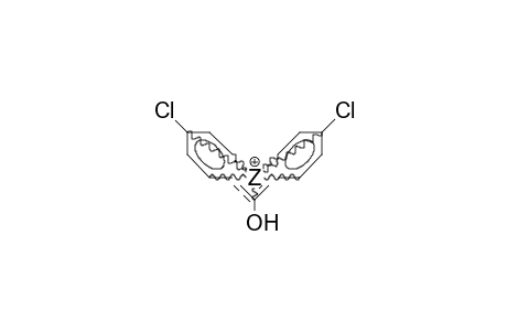 Bis(4-chlorophenyl)-hydroxy-carbenium cation