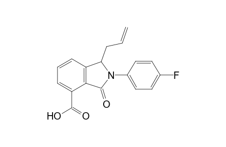 1-Allyl-2-(4-fluorophenyl)-3-keto-isoindoline-4-carboxylic acid
