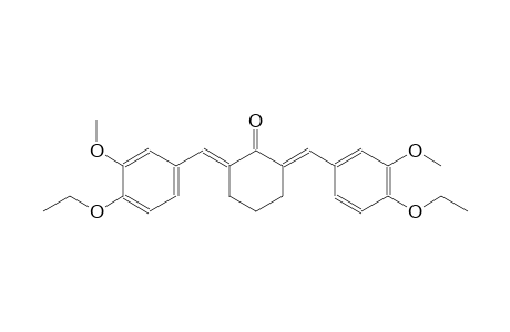 cyclohexanone, 2,6-bis[(4-ethoxy-3-methoxyphenyl)methylene]-, (2E,6E)-