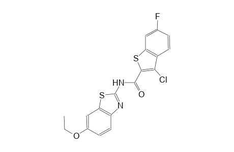 3-chloro-N-(6-ethoxy-1,3-benzothiazol-2-yl)-6-fluoro-1-benzothiophene-2-carboxamide