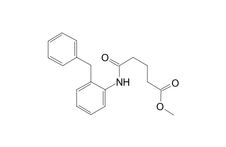 Pentanedioic acid, monoamide, N-(2-benzylphenyl)-, methyl ester