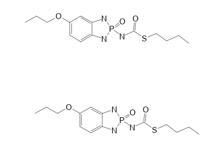 2-BUTYLTHIOCARBAMATO-2,3-DIHYDRO-5-PROPOXY-1H-1,3,2-BENZODIAZAPHOSPHOLE-2-OXIDE