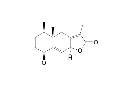 1.beta.-Hydroxy-8.alpha.-H-eremophil-7(11),9-dien-8.beta.,12-olide
